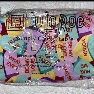 LuLaRoe Colorful Conversation Hearts Valentines Leggings TC